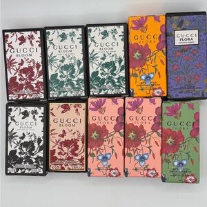 Gucci Mini Perfume Set in Multicolor Floral Boxes